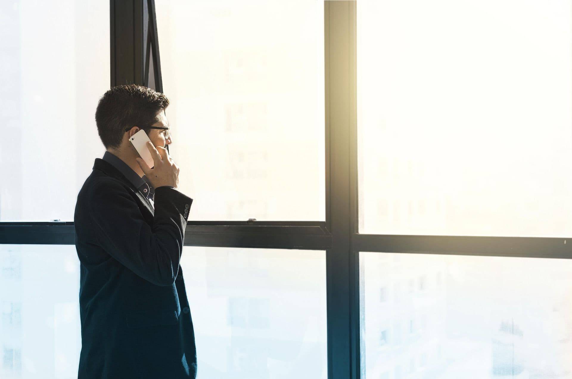 Man on the phone